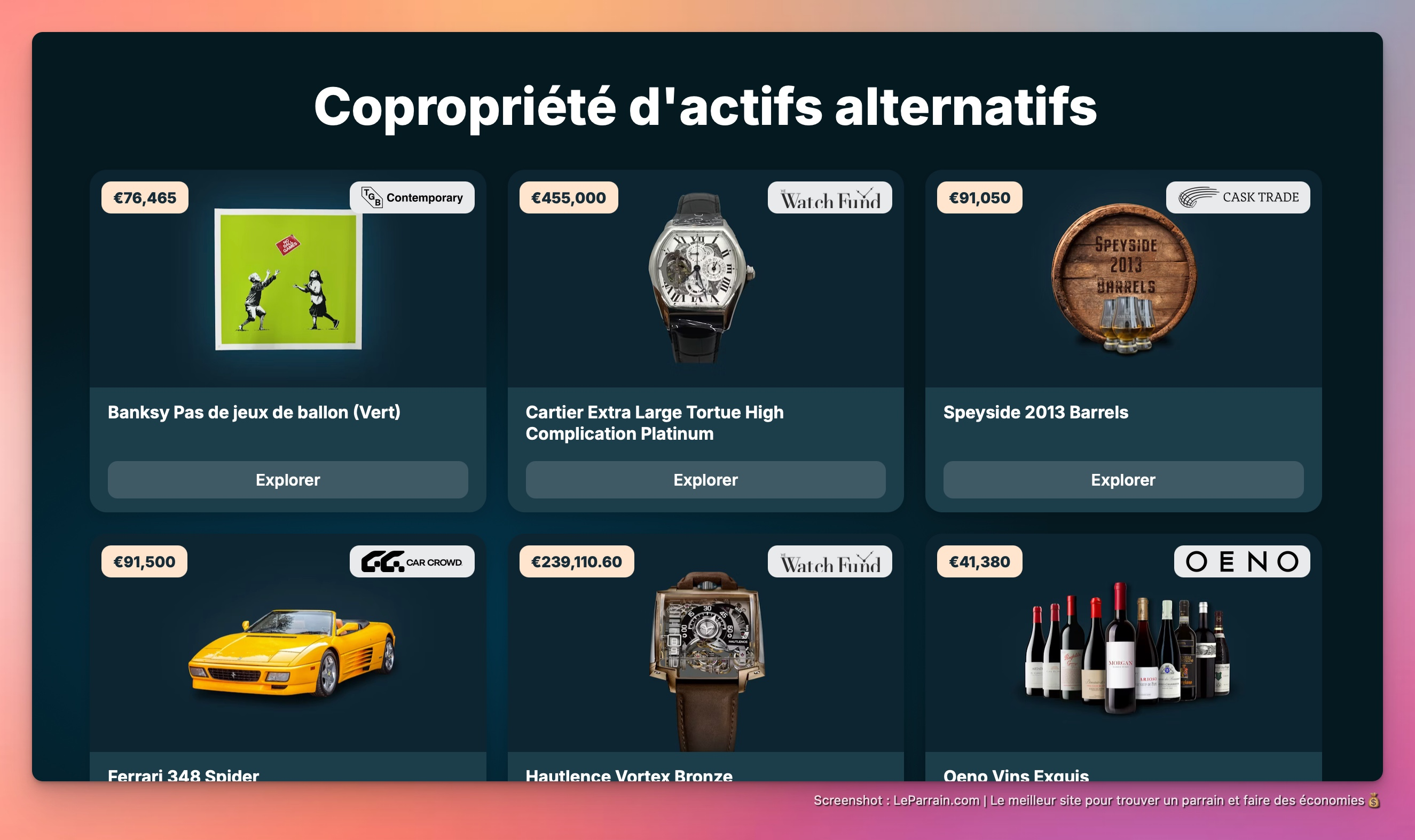 Capture d'écran 1 du programme de parrainage Konvi