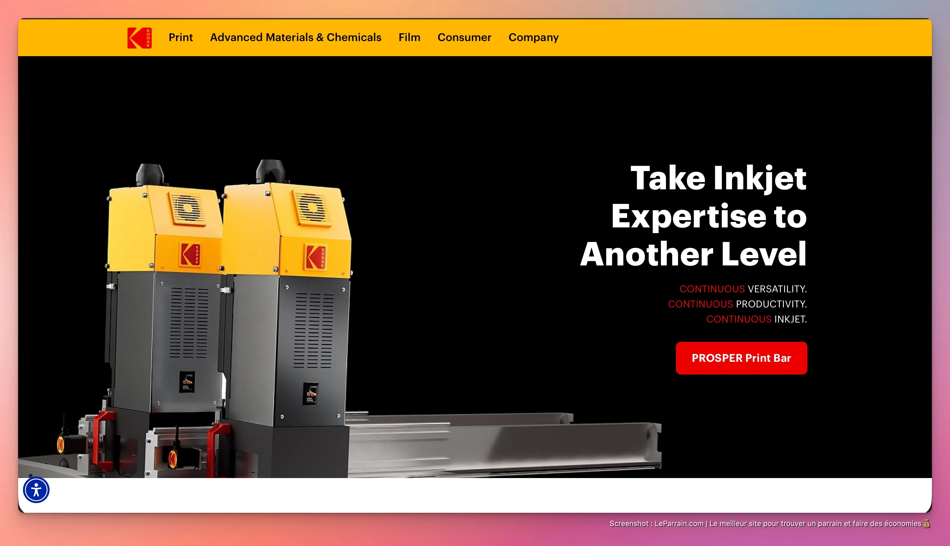 Capture d'écran 4 du programme de parrainage Lego