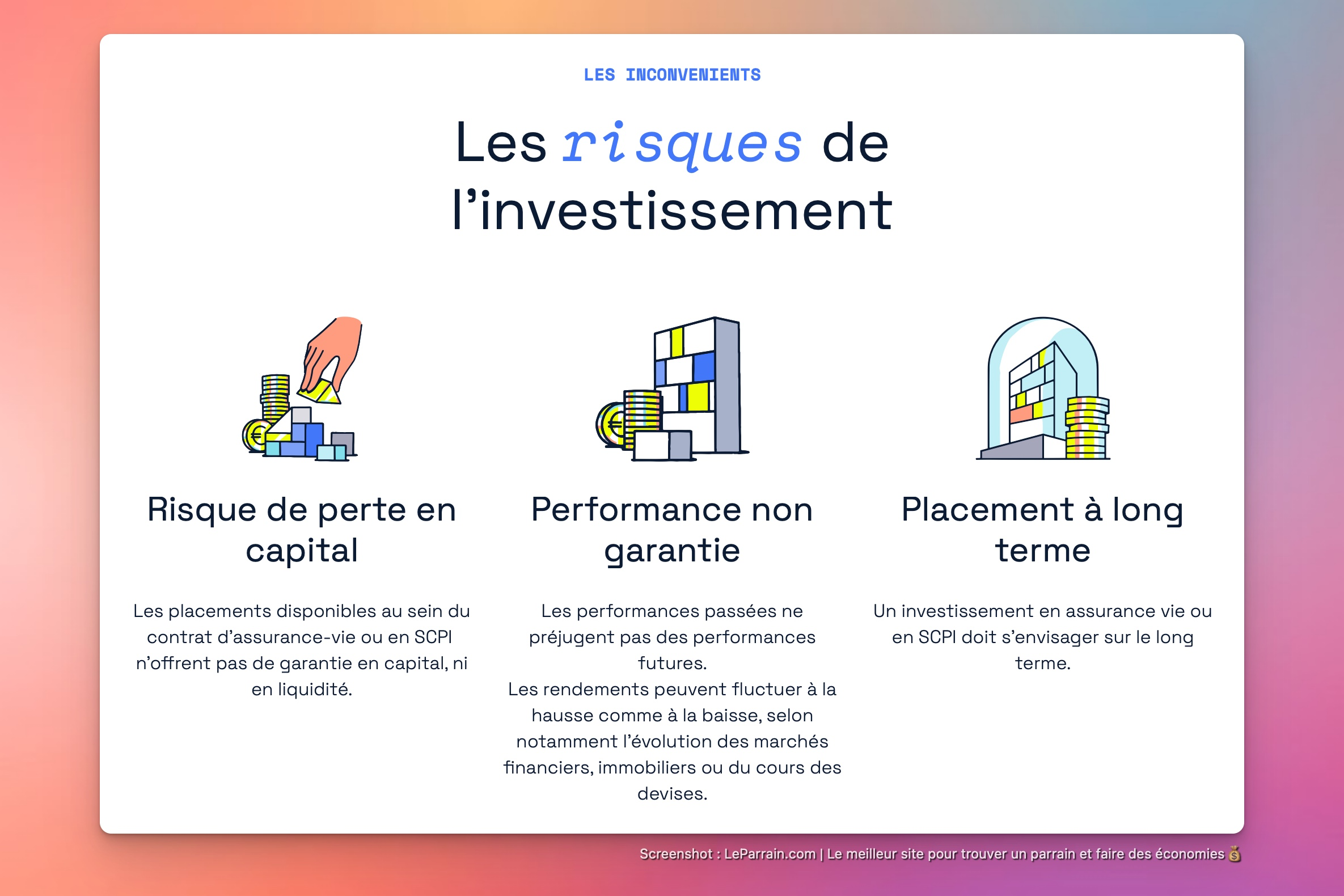 Capture d'écran 7 du programme de parrainage Louve Invest