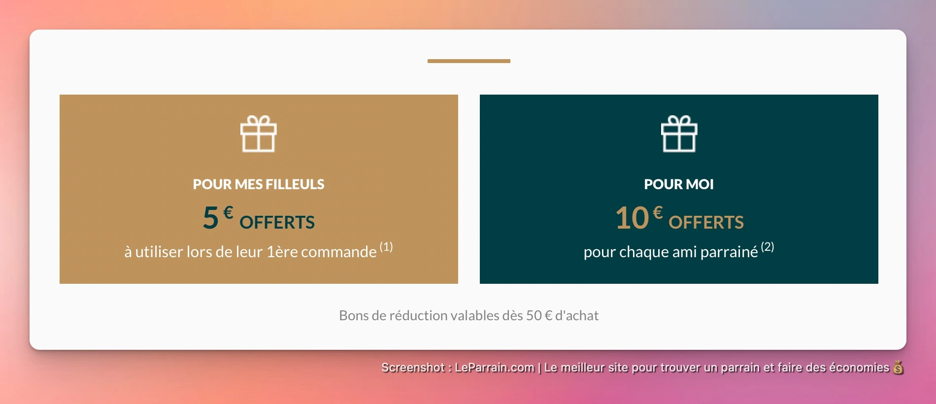 Capture d'écran 2 du programme de parrainage Maxicoffee