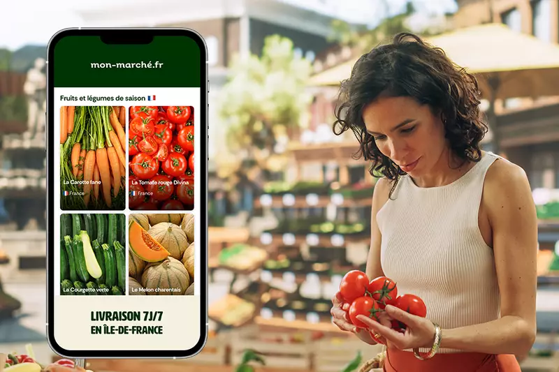 Capture d'écran de Courses en ligne | Livraison à domicile 7J/7 | Mon Marché