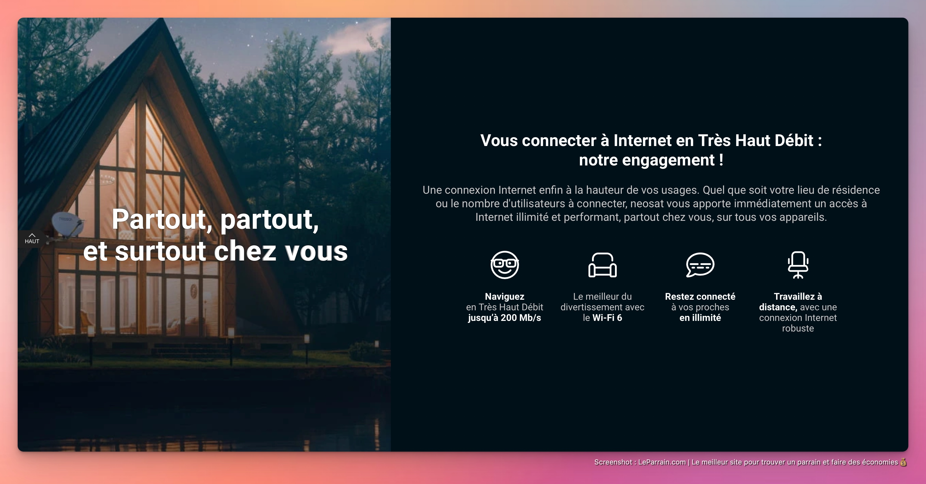 Capture d'écran 3 du programme de parrainage Nordnet