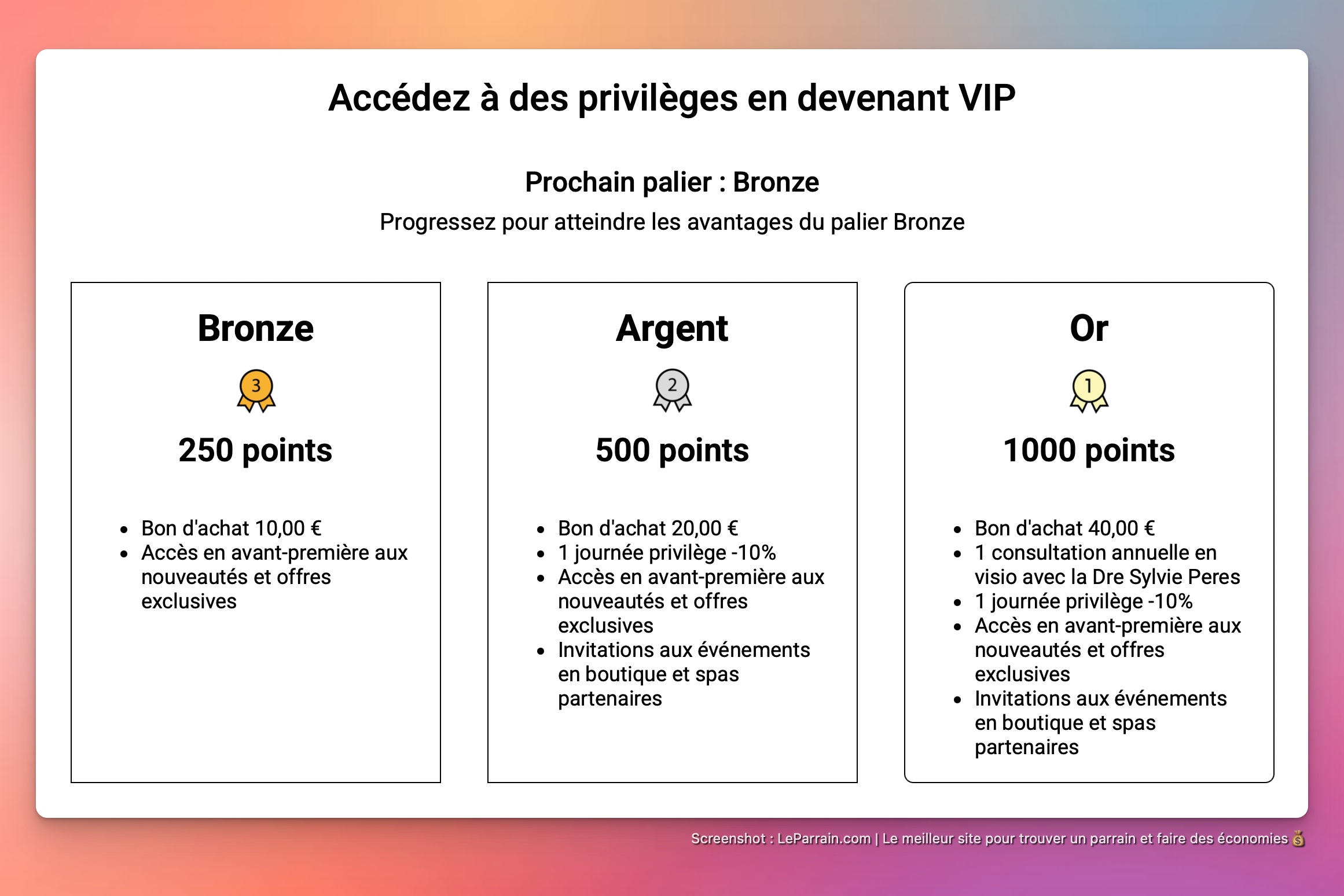 Capture d'écran 10 du programme de parrainage Nowa