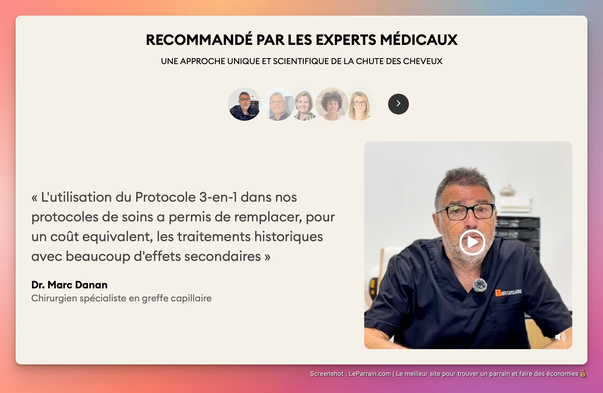 Capture d'écran 3 du programme de parrainage Oma & me