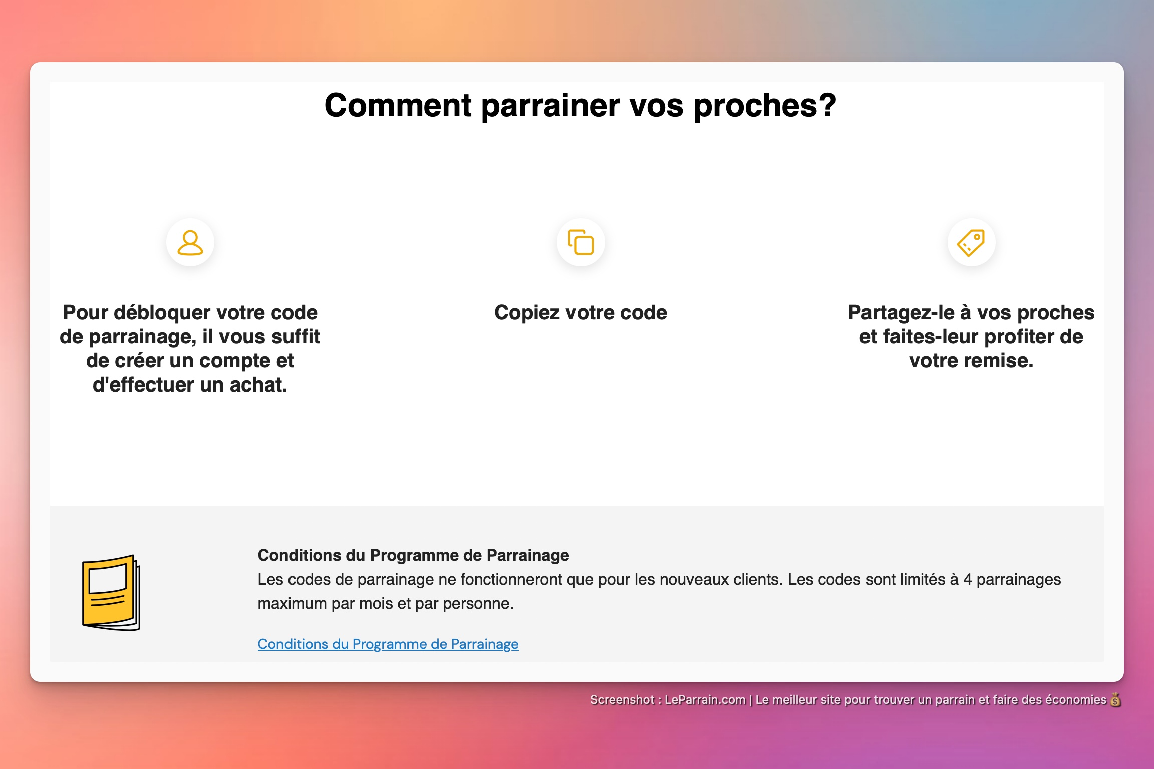 Capture d'écran 5 du programme de parrainage PerfectDraft
