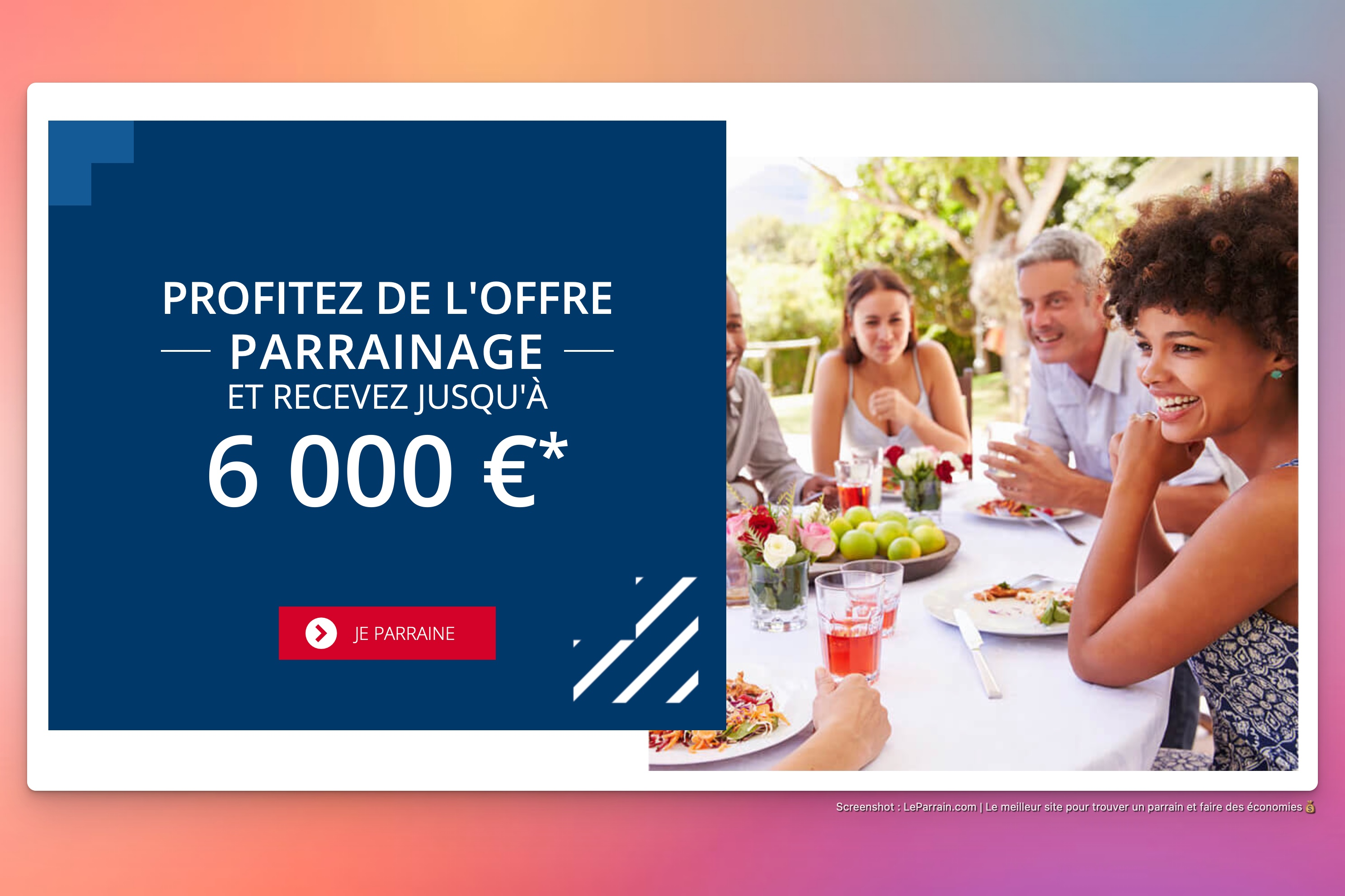 Capture d'écran 3 du programme de parrainage Promogim