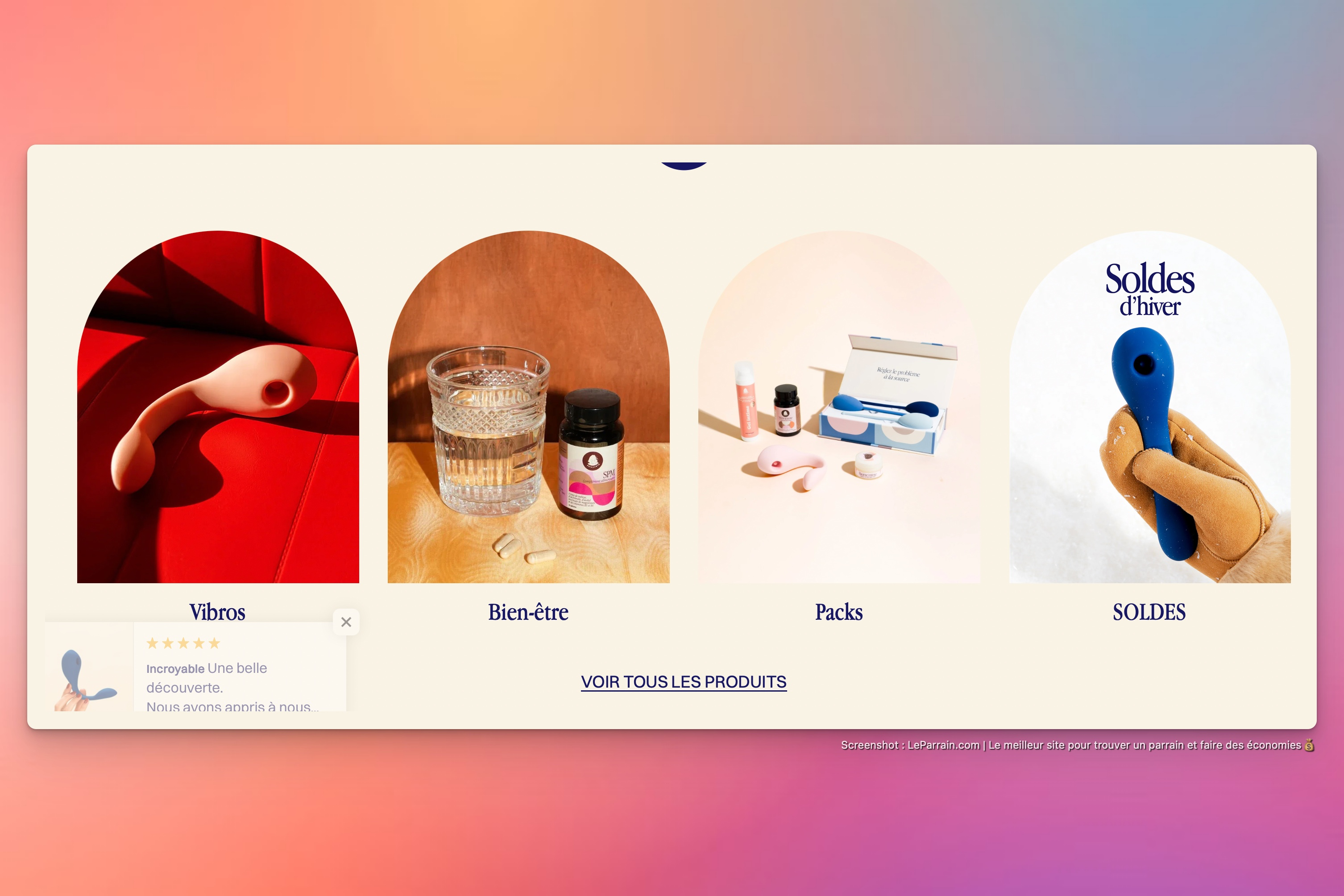 Capture d'écran 2 du programme de parrainage Puissante