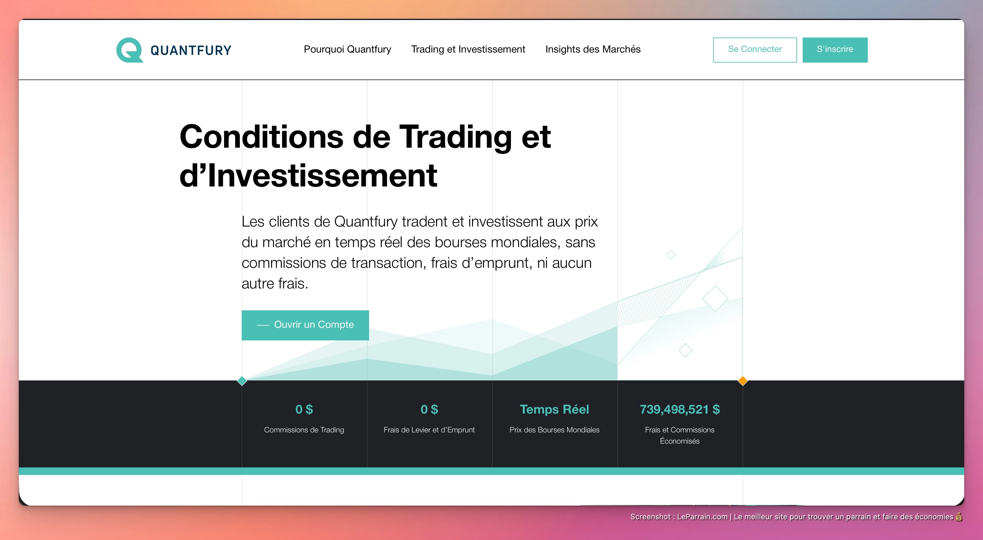 Capture d'écran 3 du programme de parrainage Quantfury