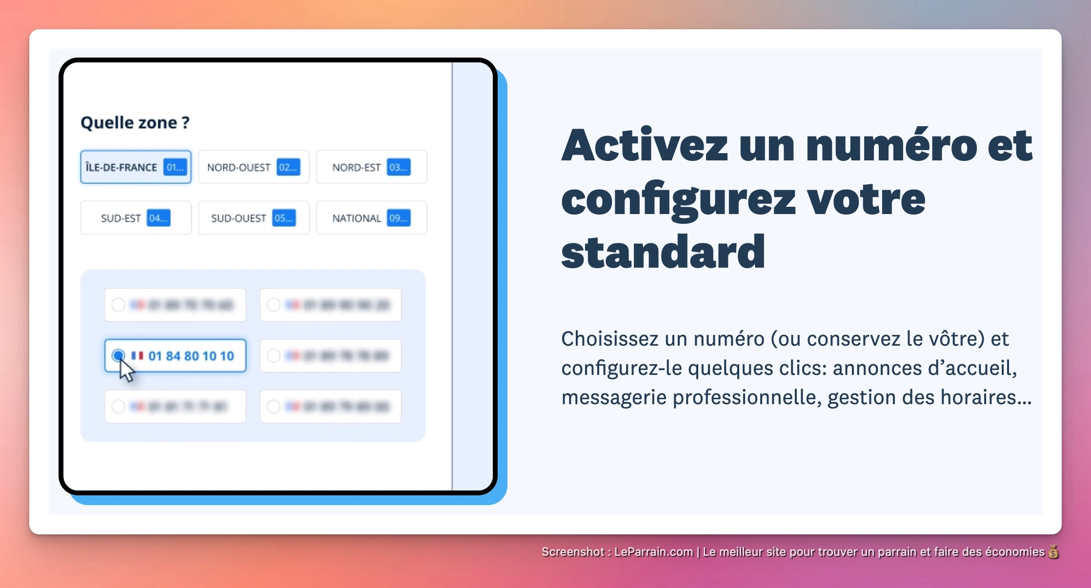 Capture d'écran 2 du programme de parrainage Quicktalk