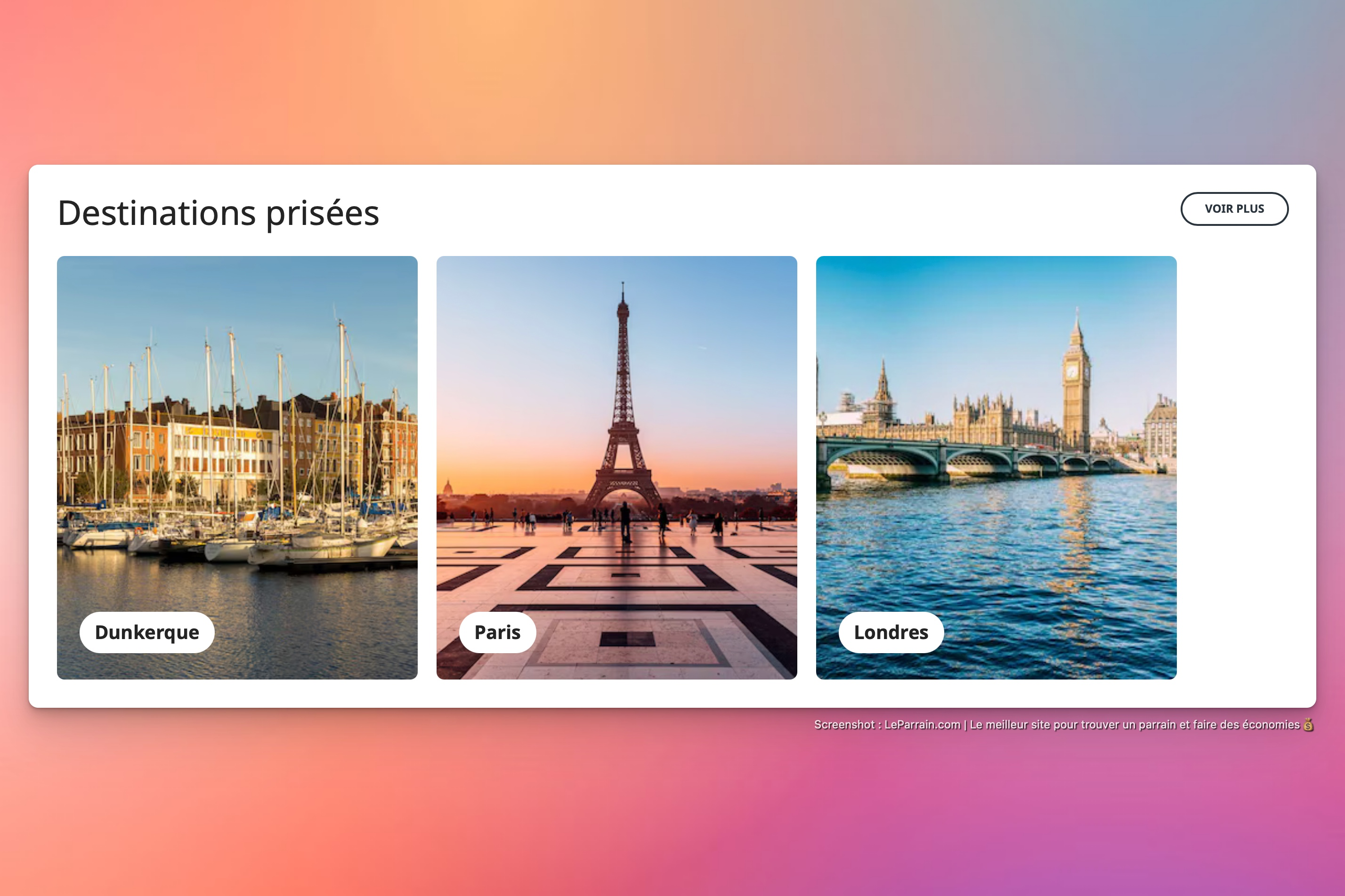 Capture d'écran 4 du programme de parrainage Radisson Hotels