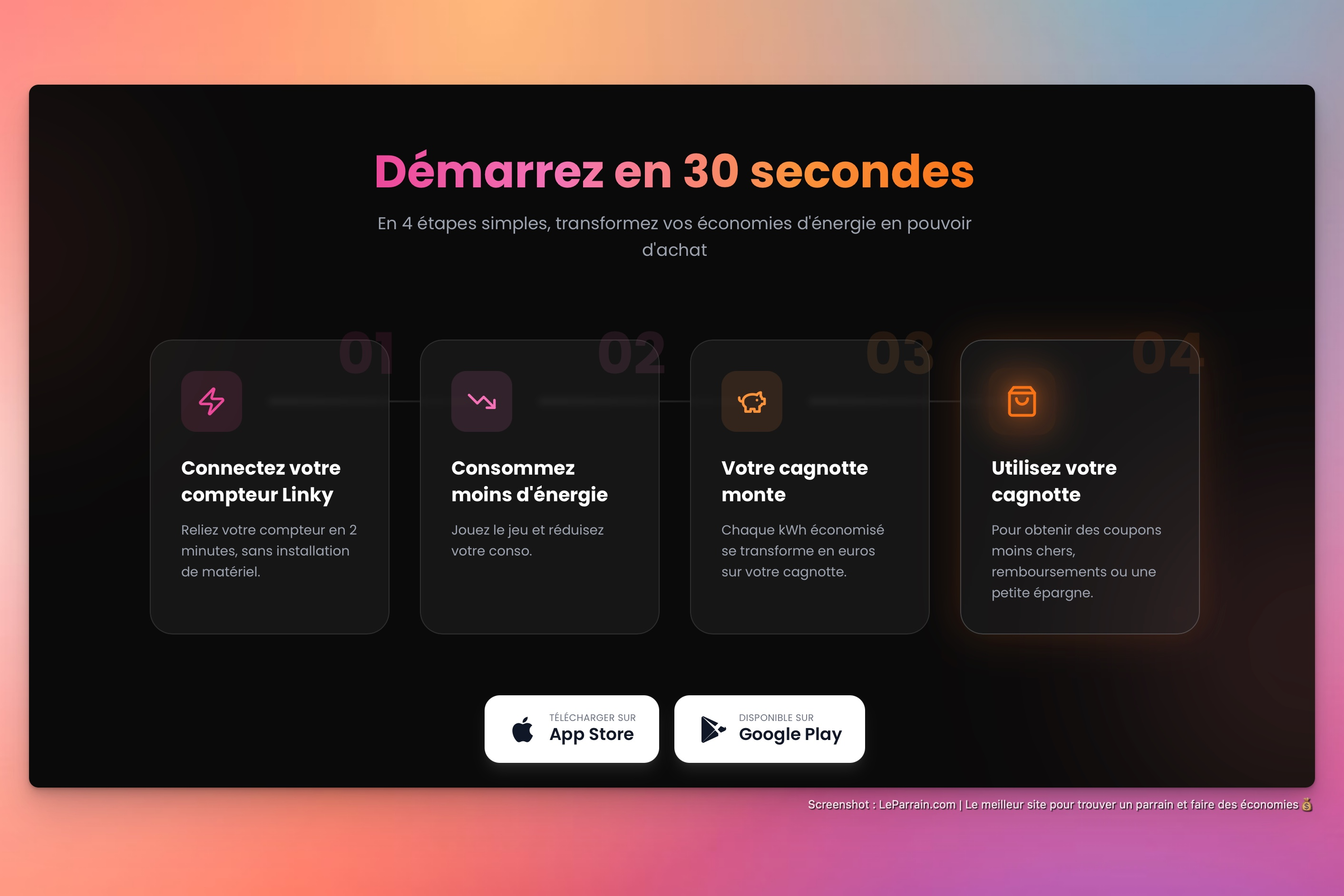 Capture d'écran 3 du programme de parrainage Reevolt