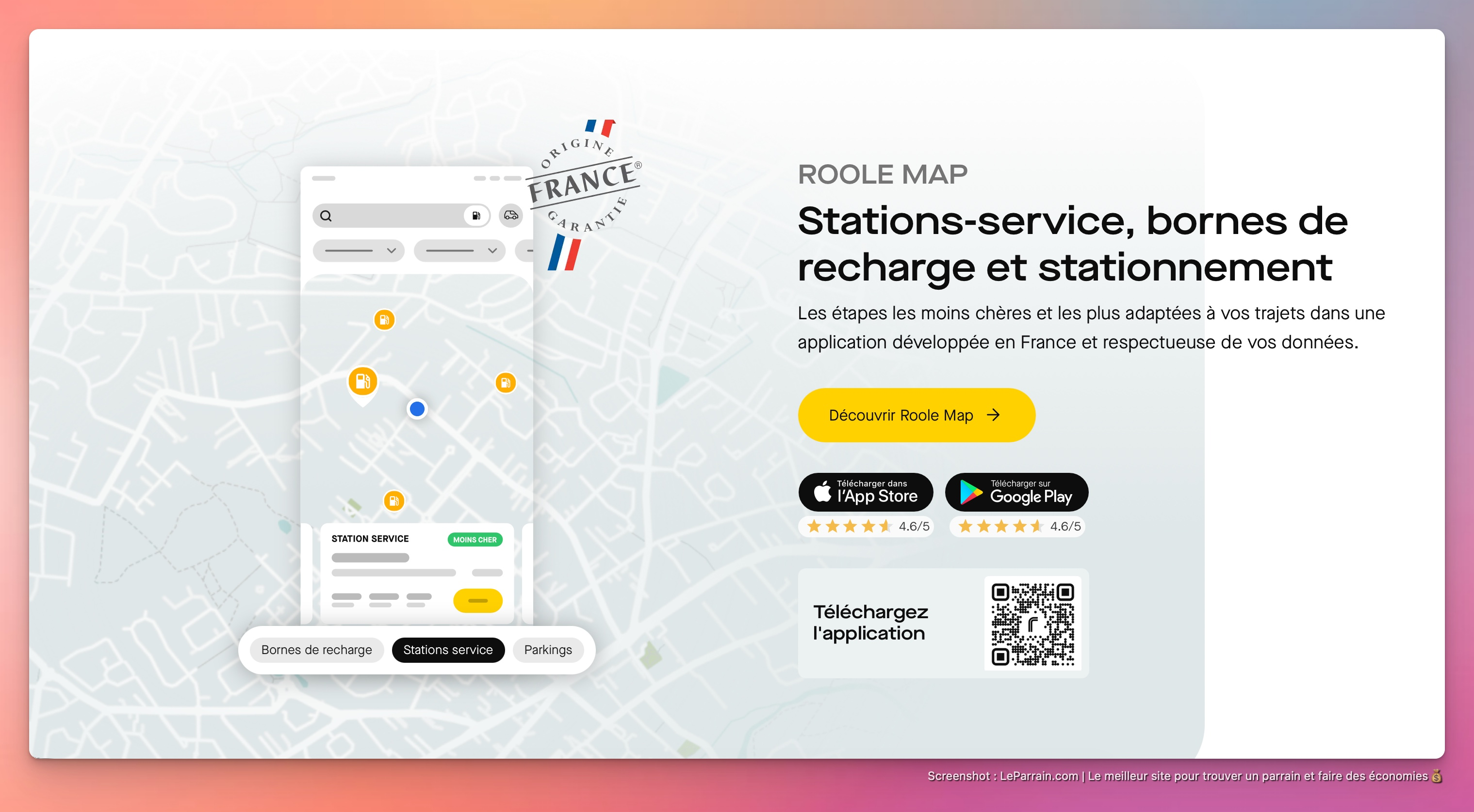 Capture d'écran 5 du programme de parrainage Roole