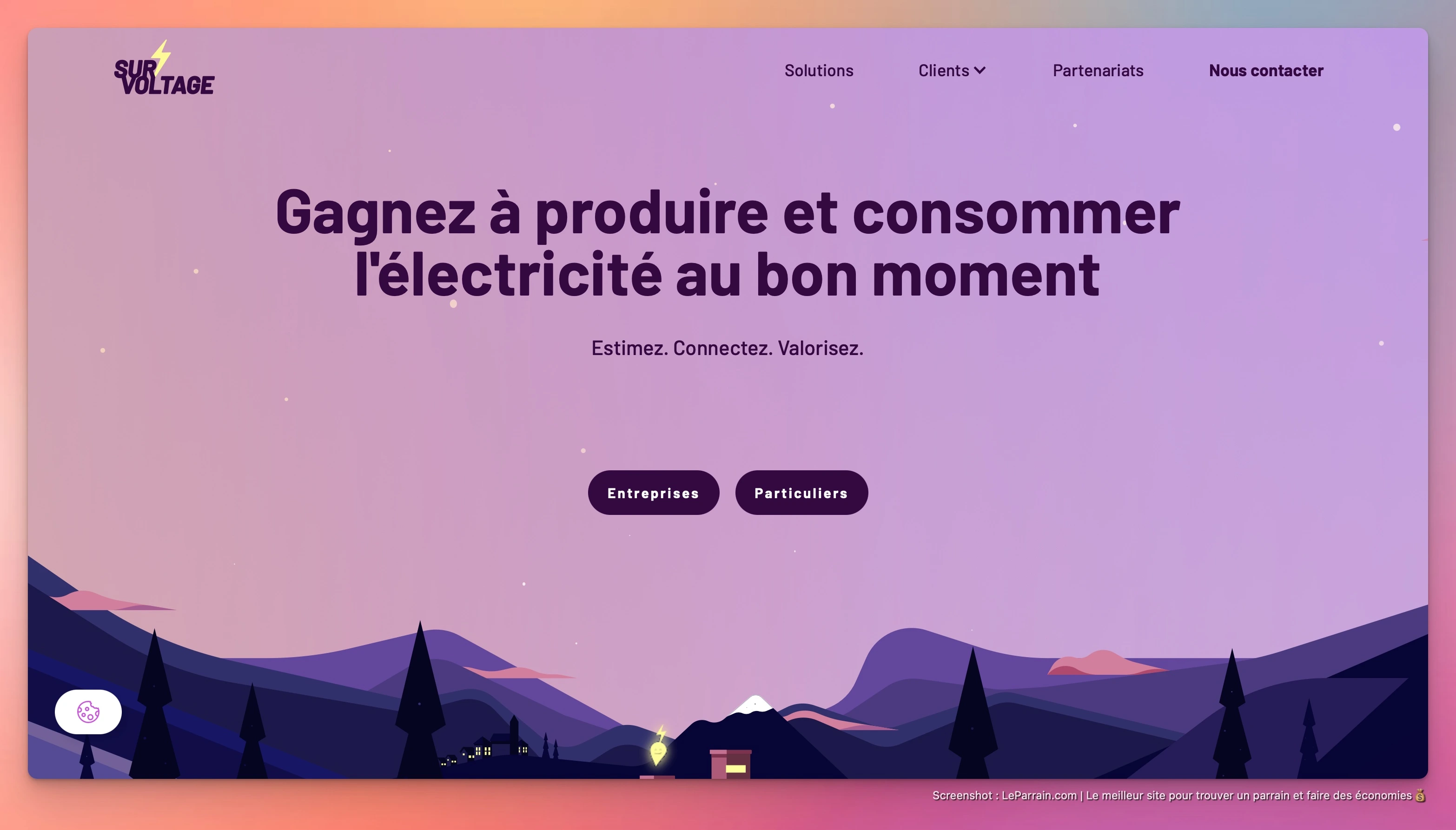 Capture d'écran 4 du programme de parrainage Survoltage