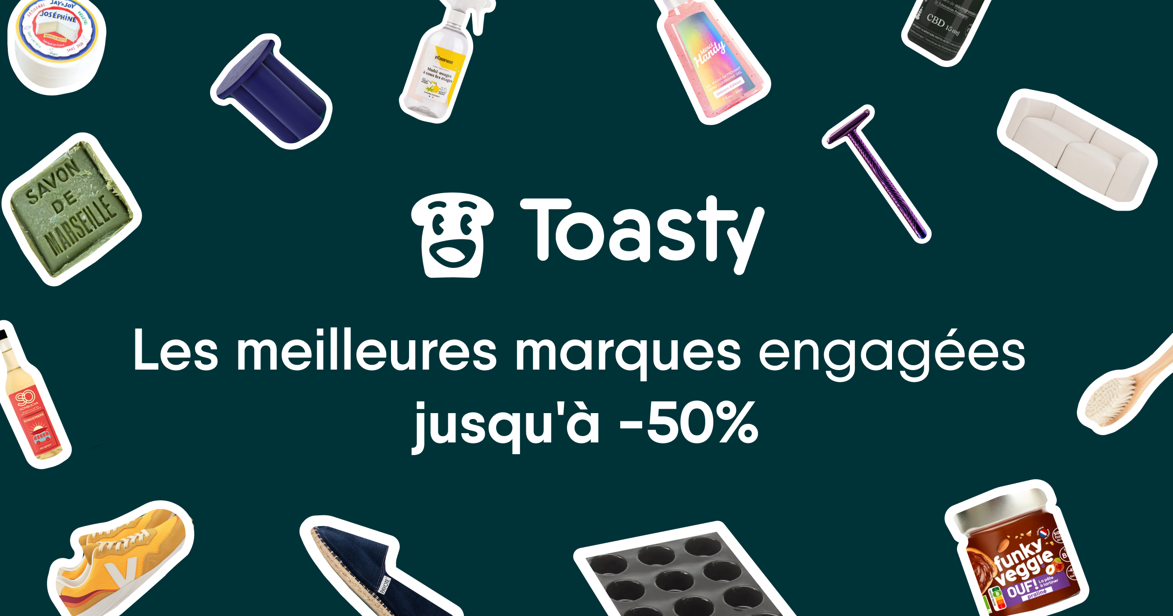 Capture d'écran de Toasty - Les marques durables, accessibles et sexy
