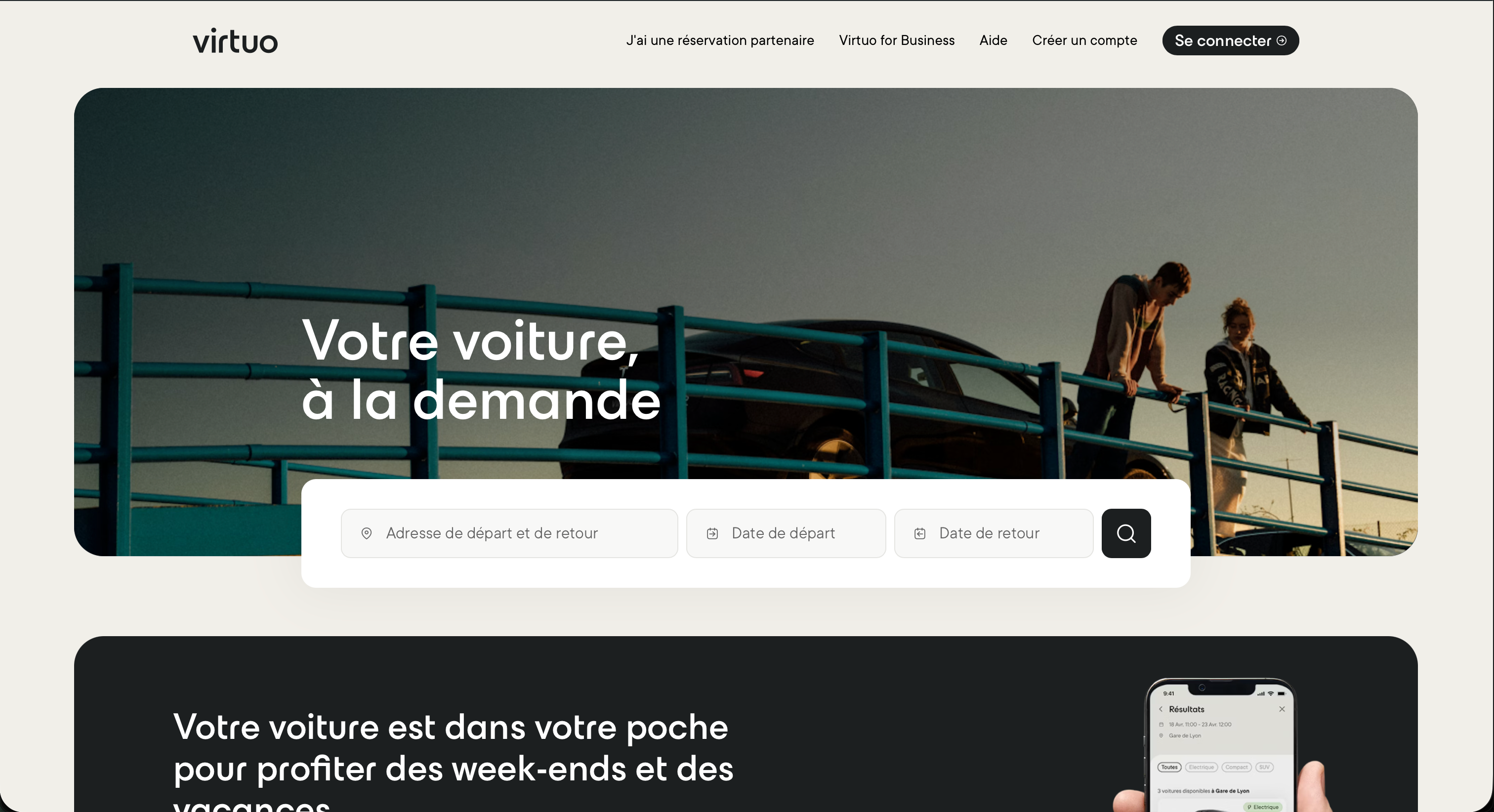 Capture d'écran 1 du programme de parrainage Virtuo