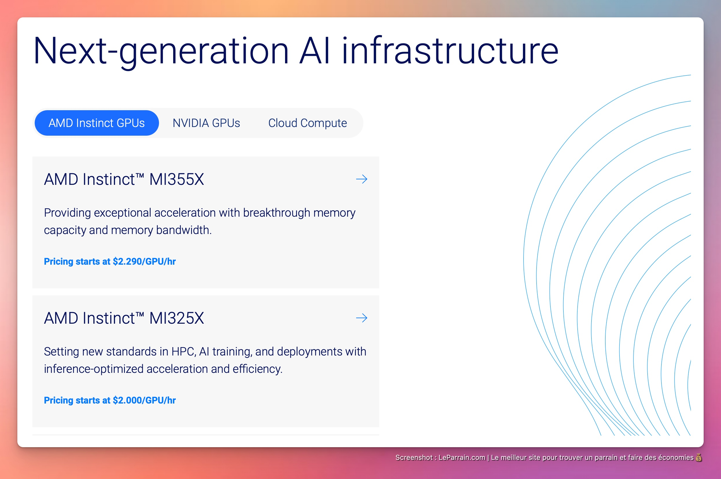 Capture d'écran 3 du programme de parrainage Vultr