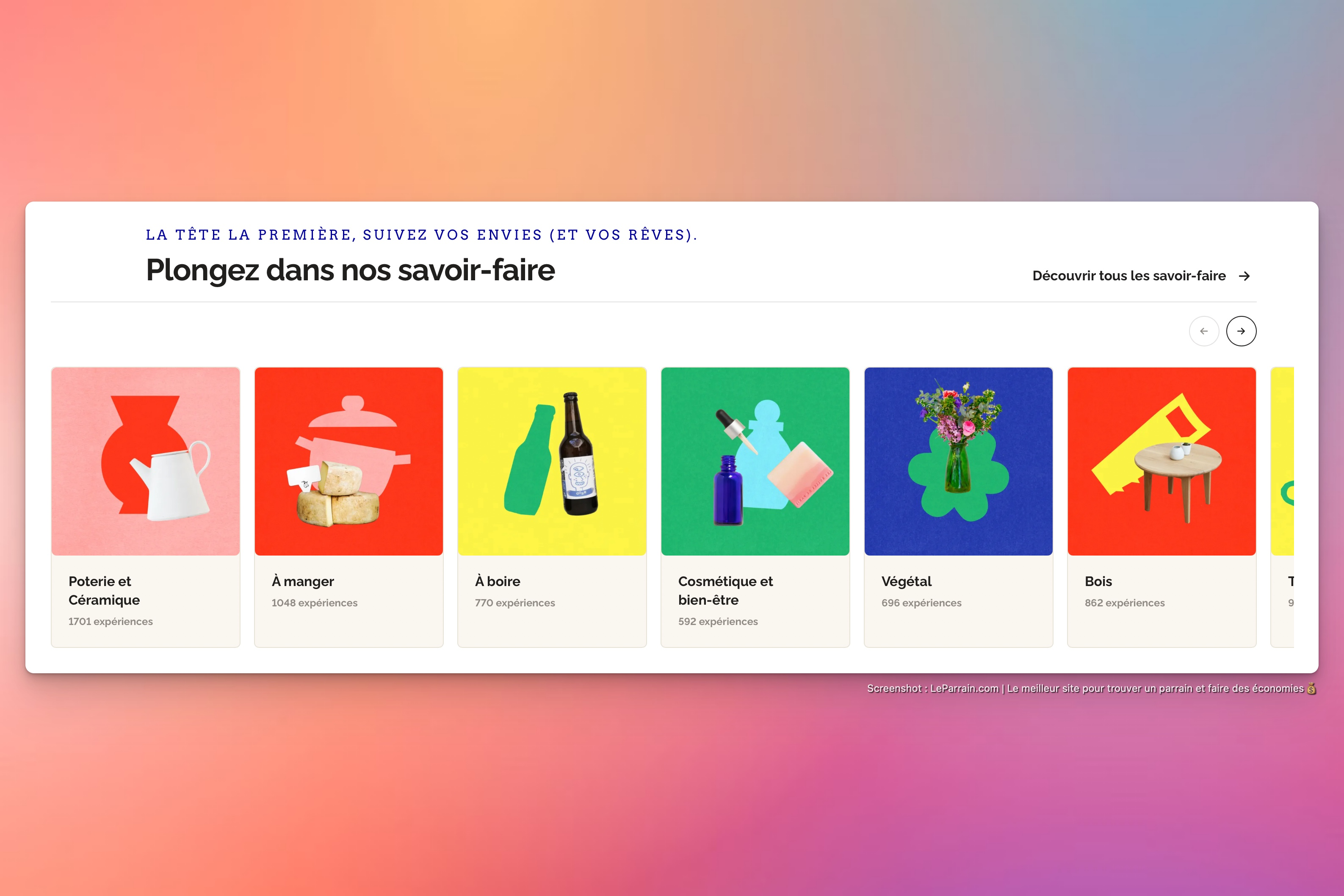Capture d'écran 3 du programme de parrainage WeCanDoo