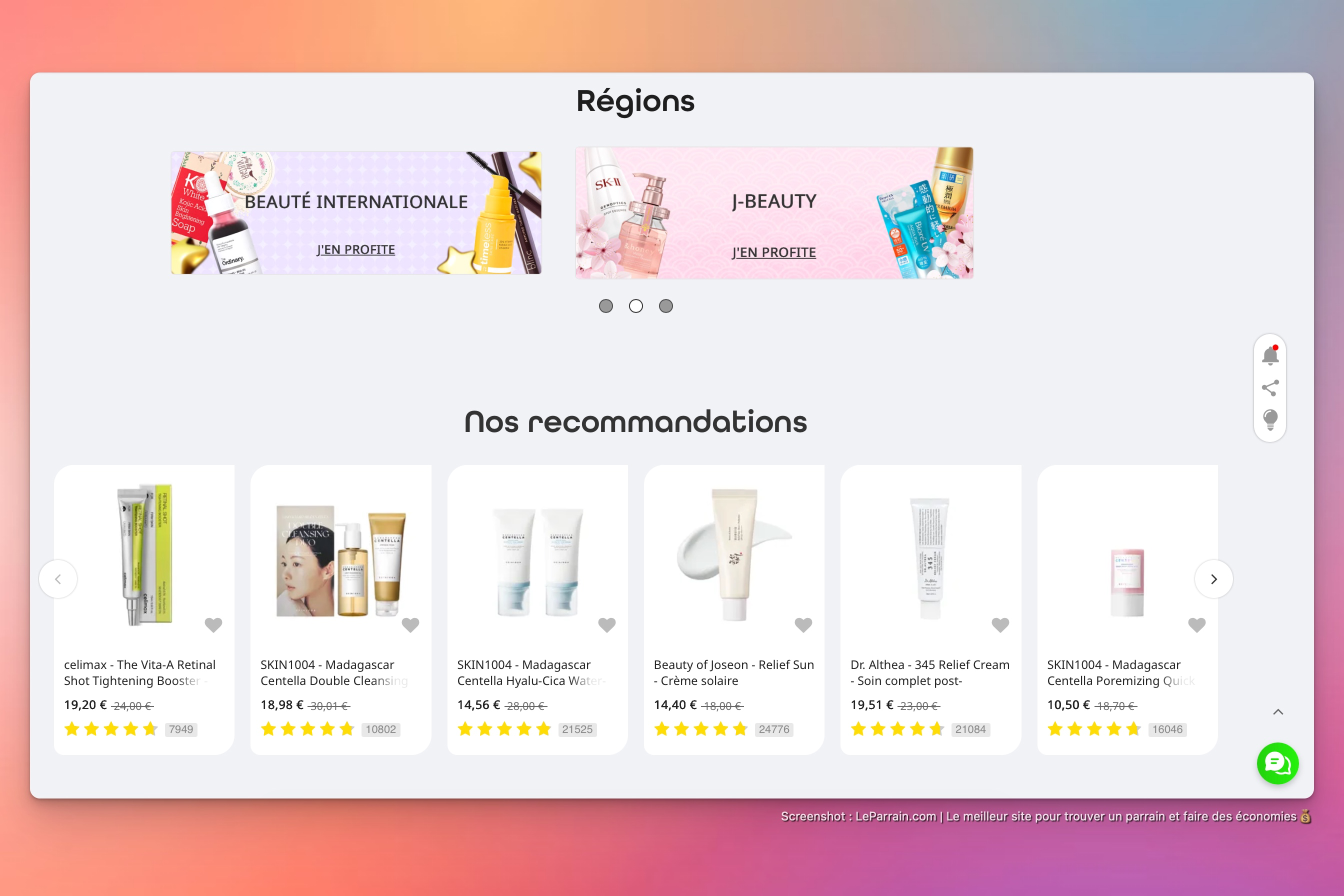 Capture d'écran 4 du programme de parrainage YesStyle