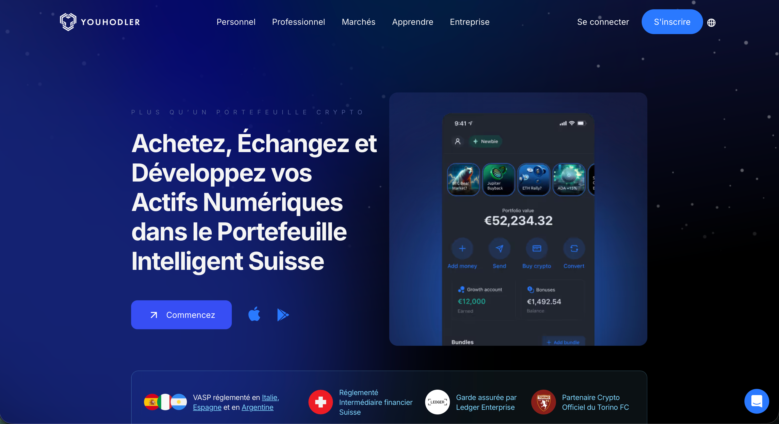 Capture d'écran 2 du programme de parrainage YouHodler